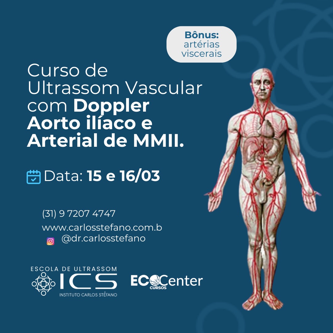 Curso De Ultrasom Vascular Aorto Ilíaco E Arterial De Mmii Instituto Ics